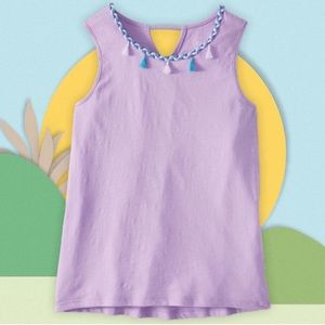 NWOT Wonder Nation Girls Tassle Trim Tank Top